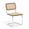 Lot de 2 chaises Brent rotin foncé