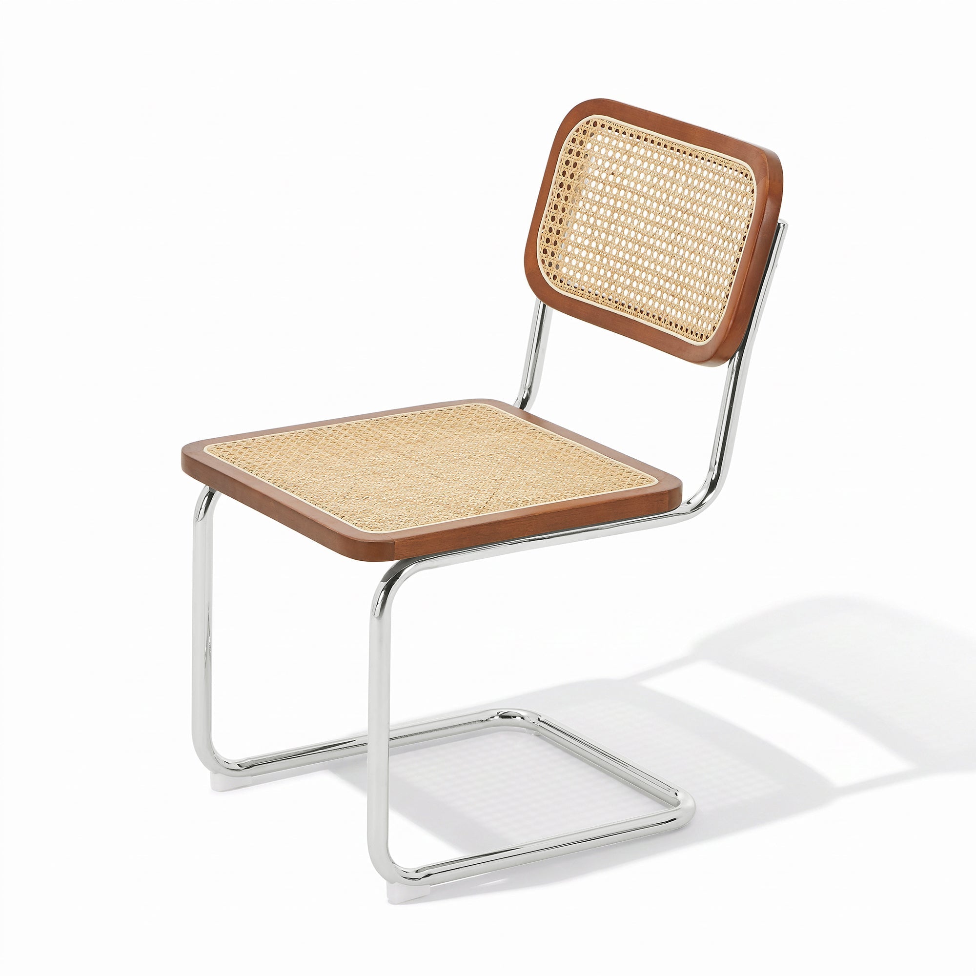 Set di 2 sedie Brent in rattan scuro