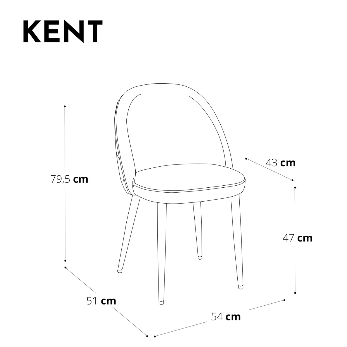 Set di 2 sedie KENT Tessuto intrecciato con gambe nere