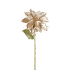 Glittery Poinsettia Stem
