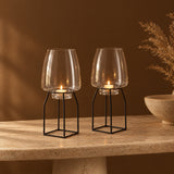 Photophore Soaz 40 cm, photo d'ambiance, Sia Deco