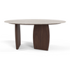 Table basse Bali céramique aspect travertin