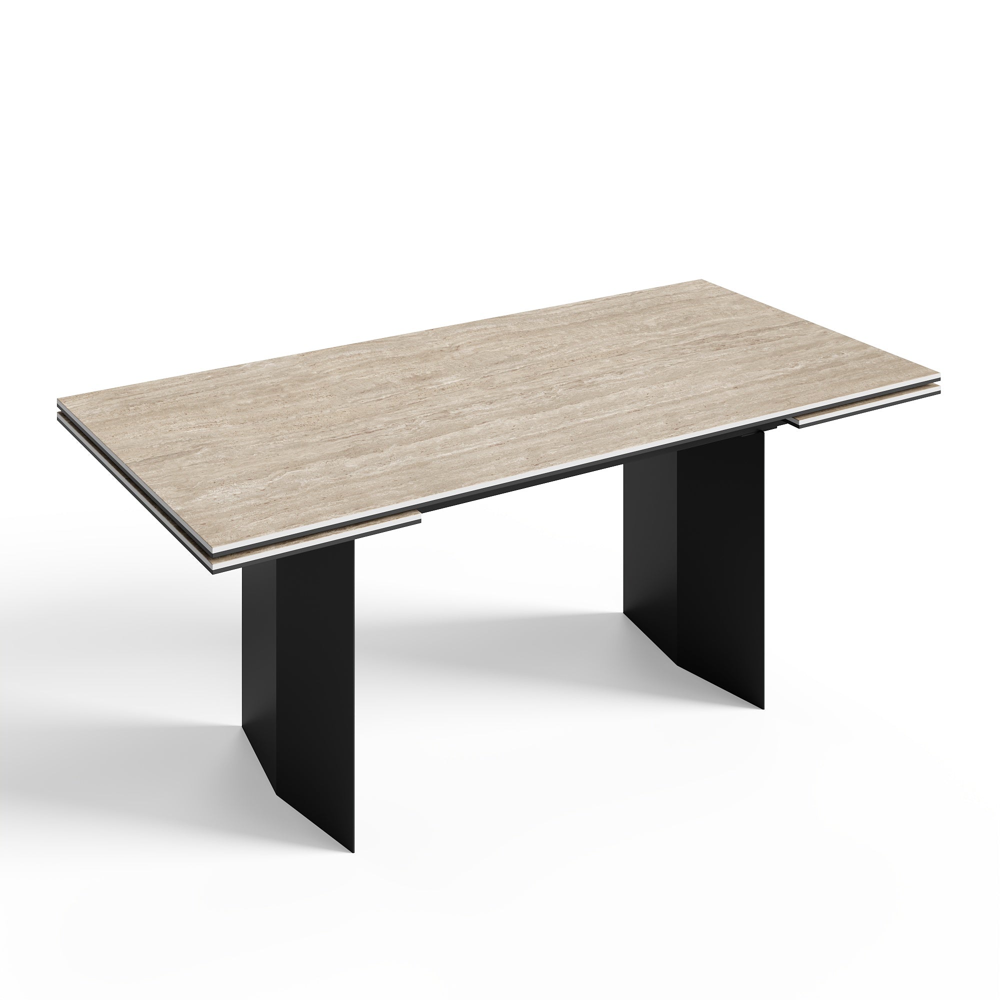 Table à manger extensible Rose