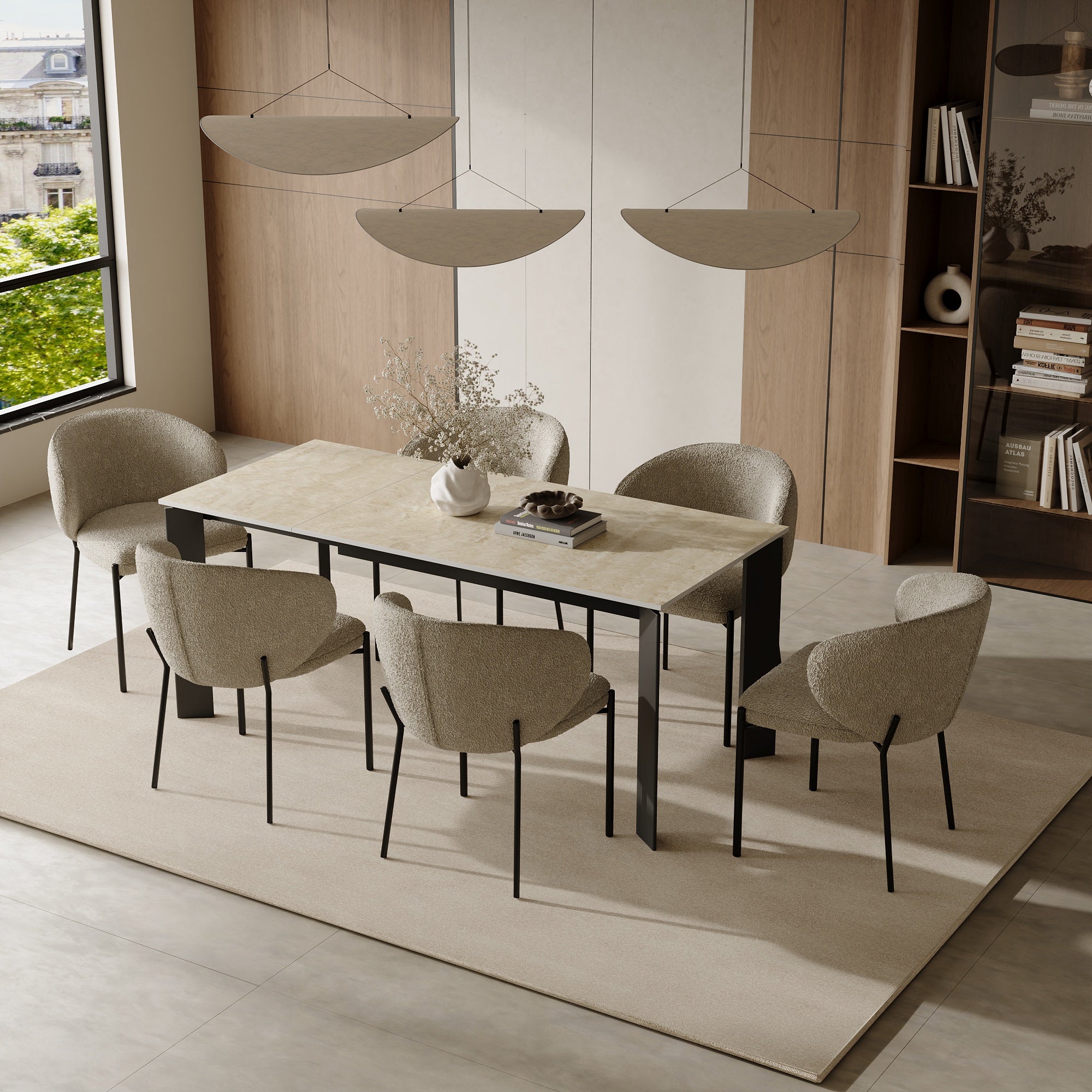 Table à manger extensible Linea