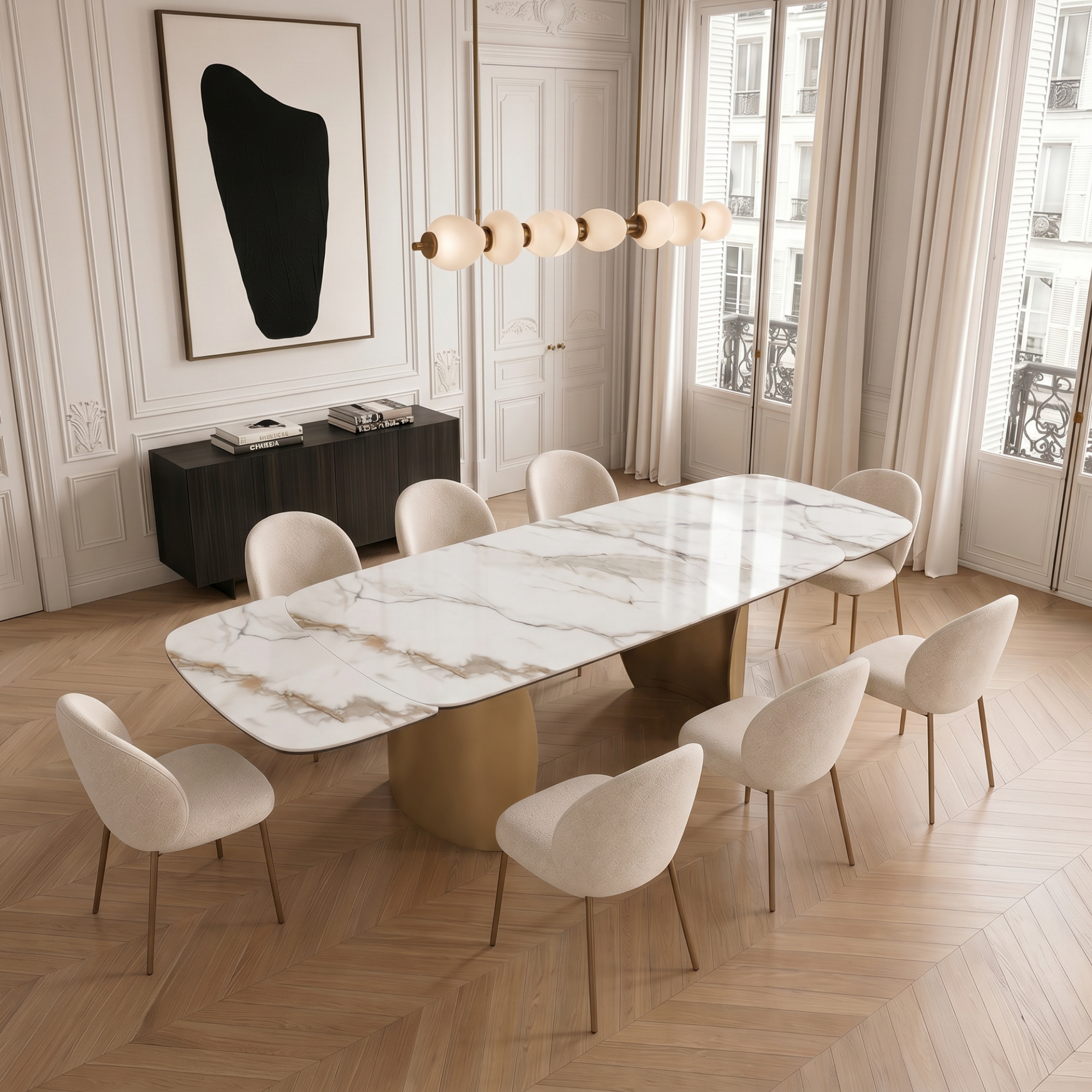 Table à manger extensible Camélia