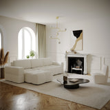 Divano trasformabile ad angolo retto Gabriel