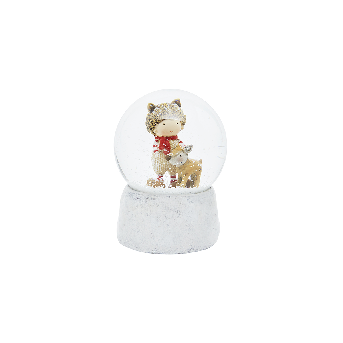 Boule à Neige de Noël Figurine Rudy