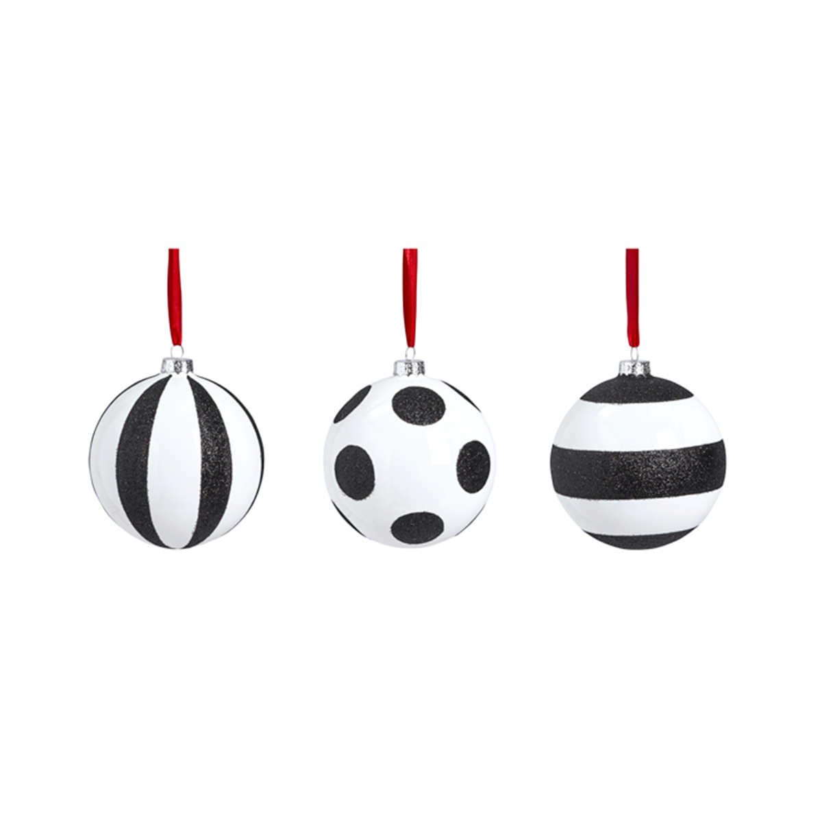 Graphic Christmas Ornaments