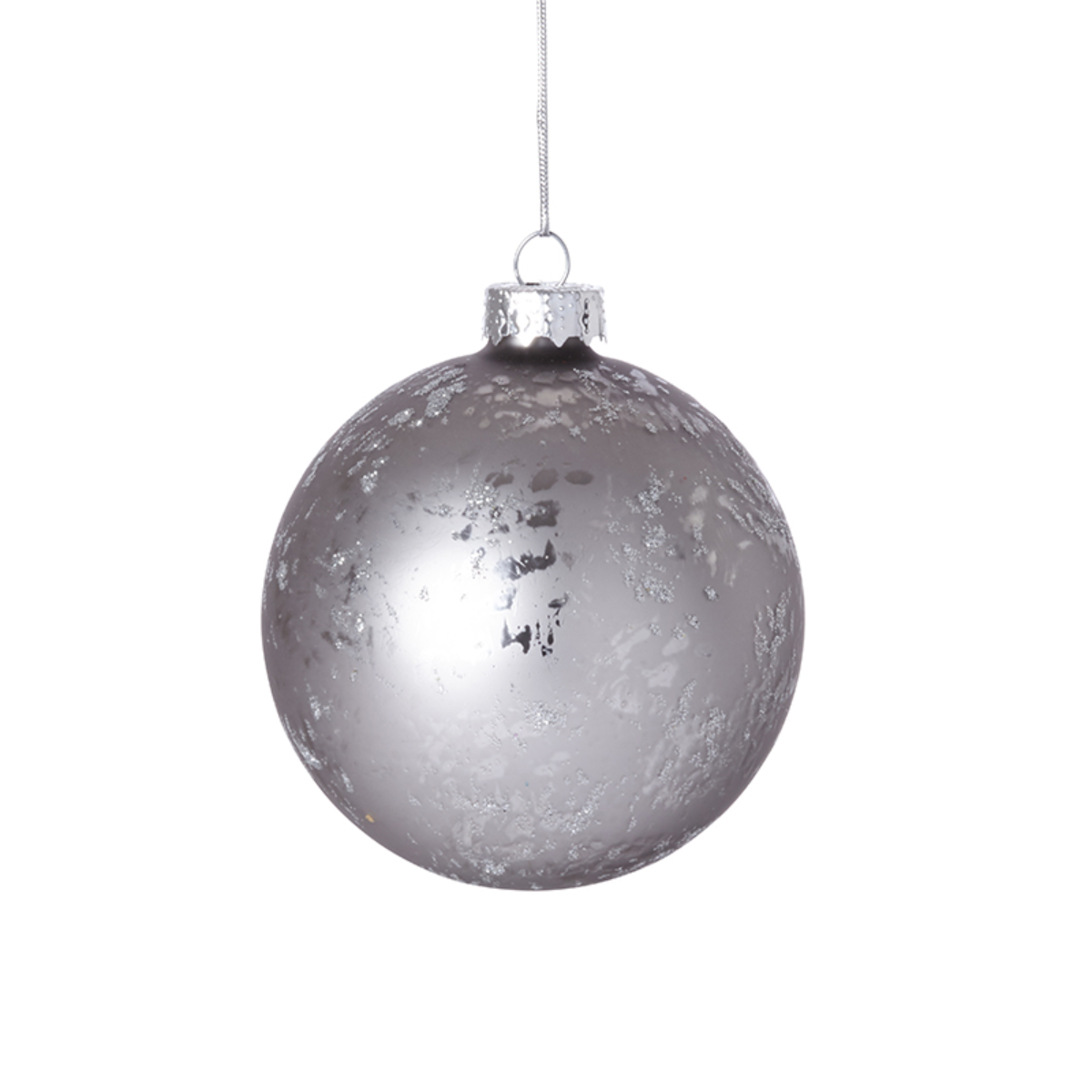 Pallina di Natale glitterata e opaca formato piccolo