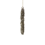 Suspension de Noël Pomme de Pin Métal 13 cm marron en fer