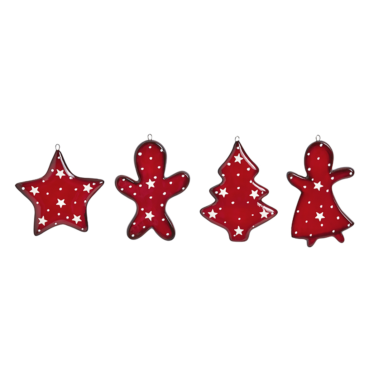 Holly Christmas Ornaments