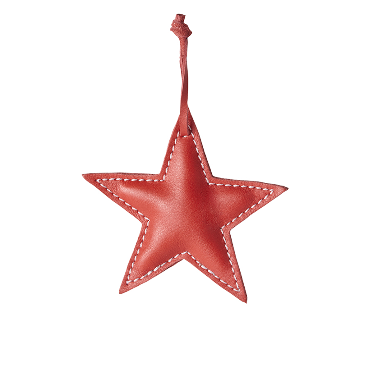 Suspension de Noël en Cuir Étoile 10 cm