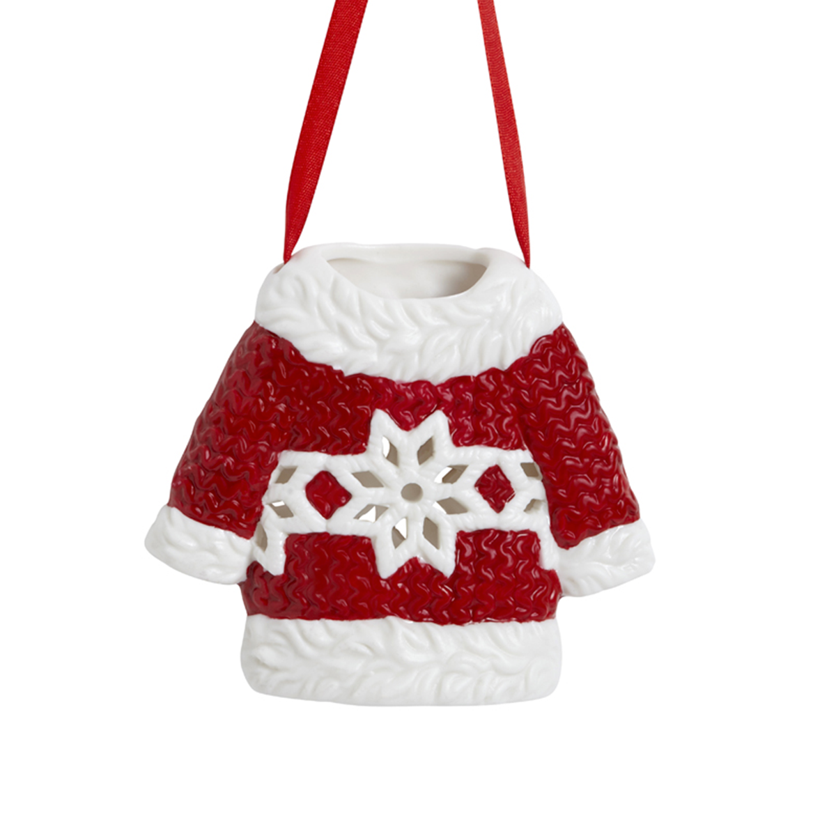 Colgante de suéter navideño con copo de nieve h9 