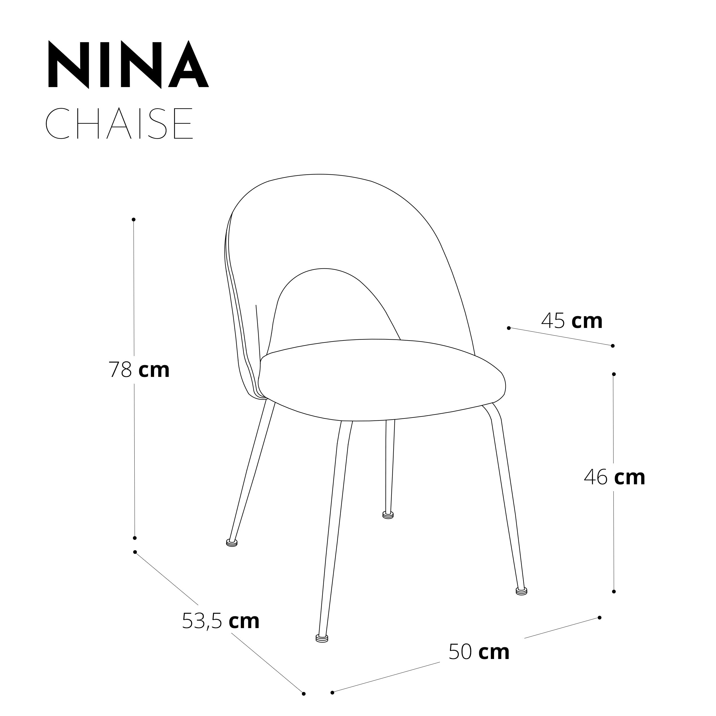 Chaises Nina