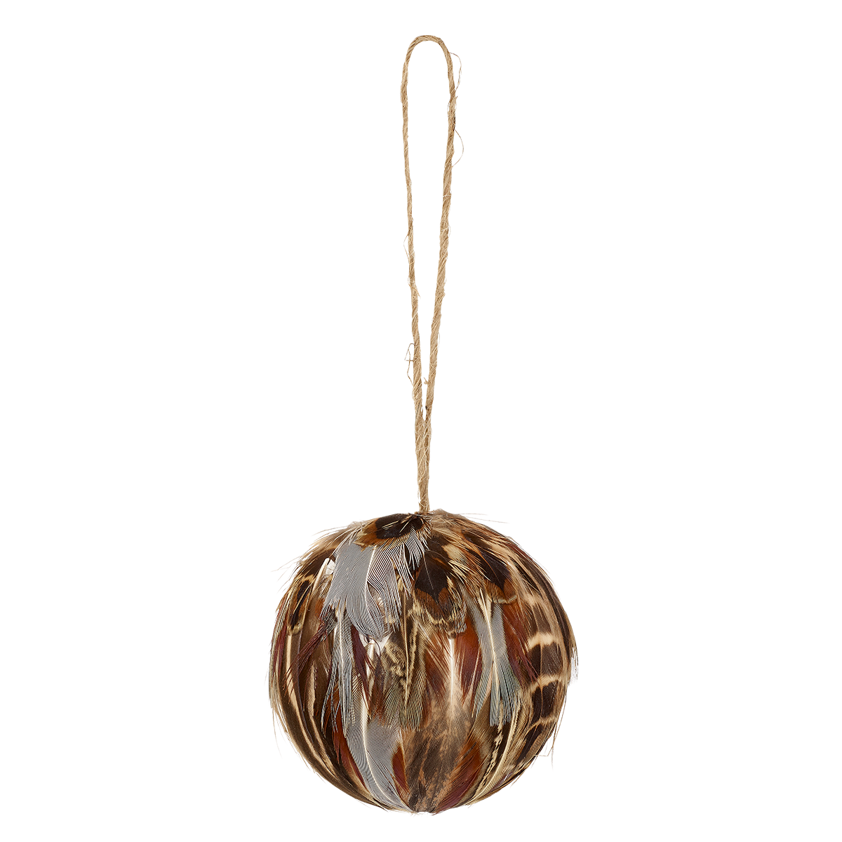 Bola de Navidad de plumas