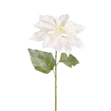 Tallo Nochebuena con purpurina NOEL